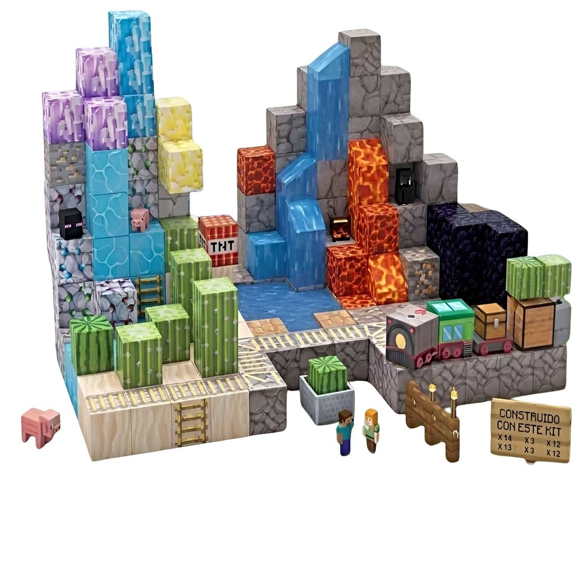 GENERICO - Cubo Mágico Magnético Multifuncional 125 piezas