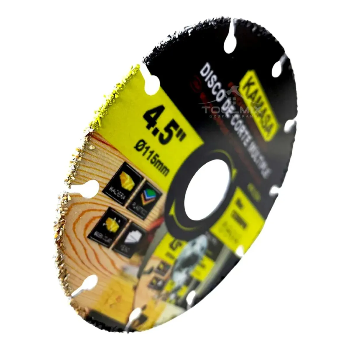 KAMASA - Disco De Corte Multiuso Para Esmeril 115mm 13300 Rpm Kamasa