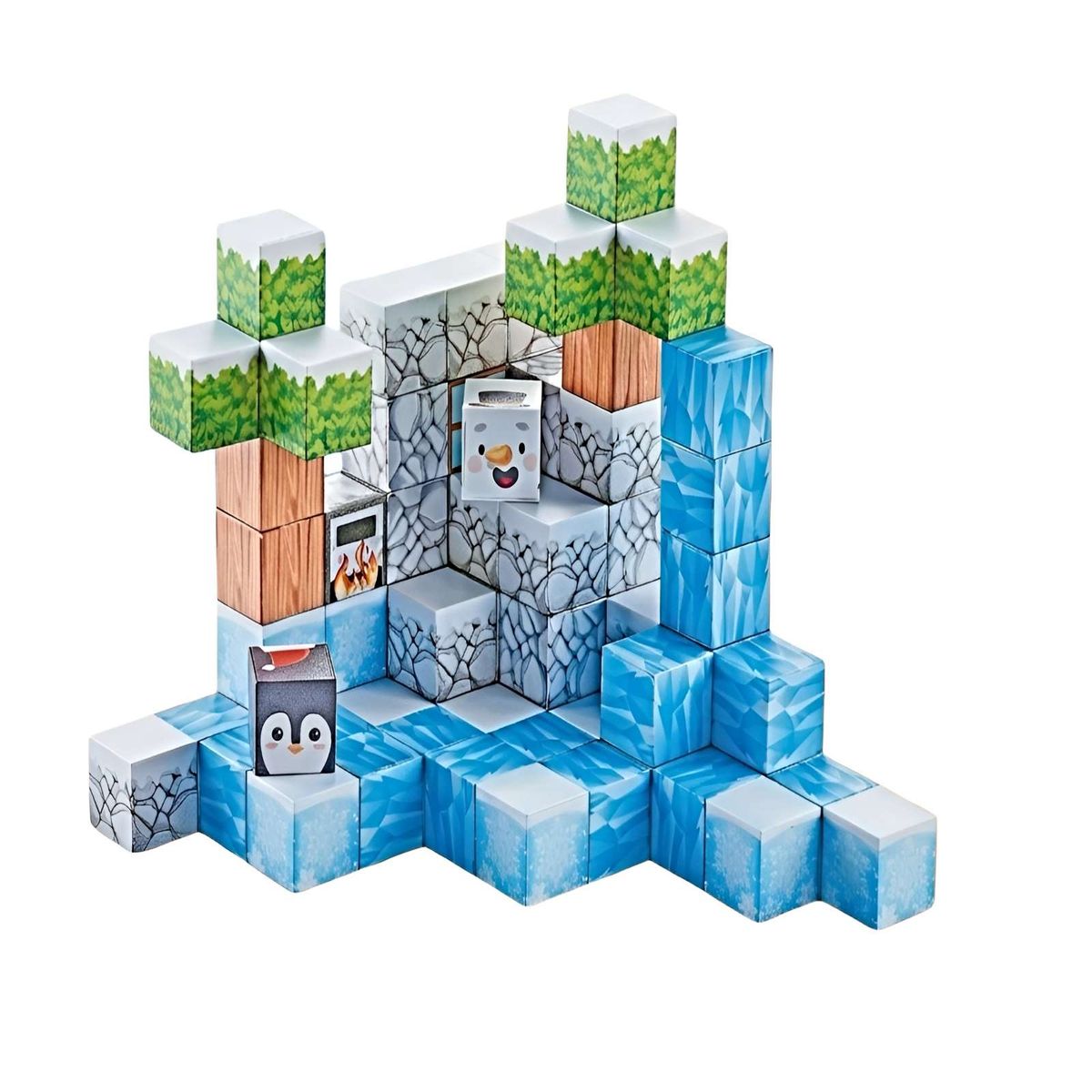GENERICO - Bloques Magnéticos en Forma de Cubo 66 piezas