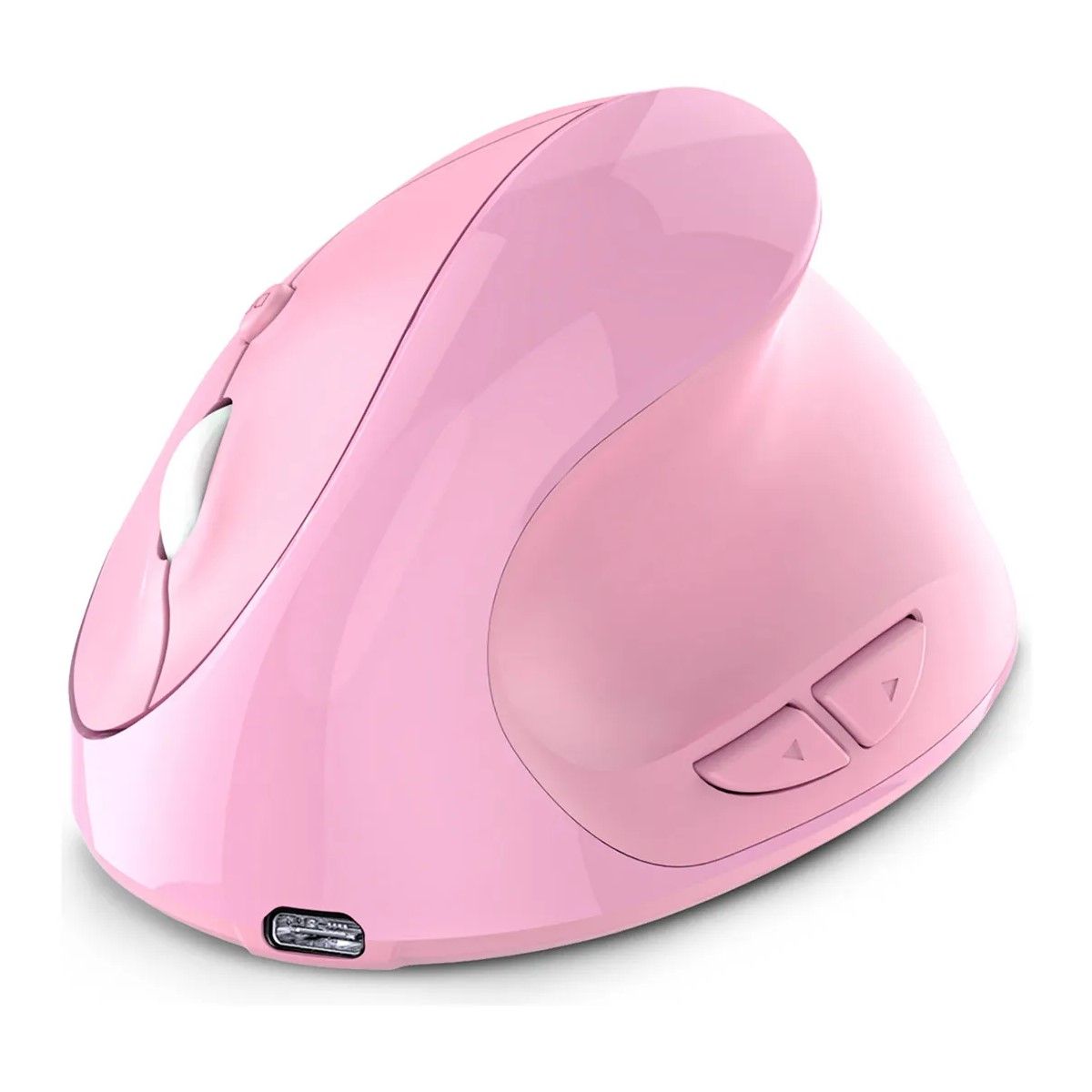 GENERICO - Mouse Vertical Recargable Bluetooth Y Inalámbrico Usb rosa BELUG