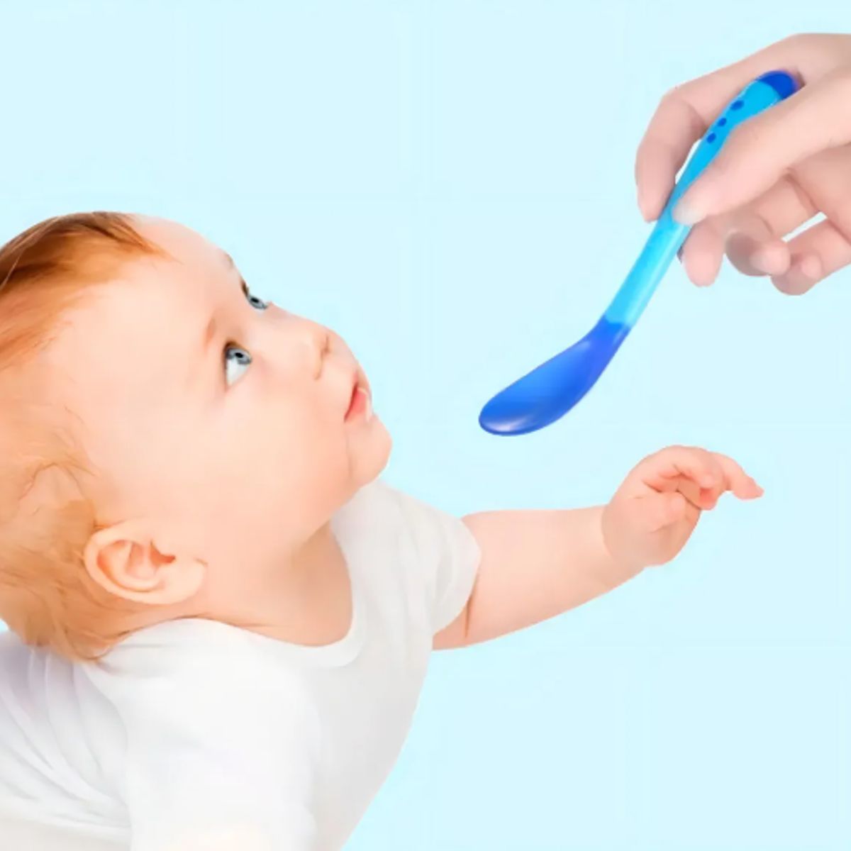 GENERICO - CUBIERTOS TENEDOR Y CUCHARA CON SENSOR DE TEMPERATURA