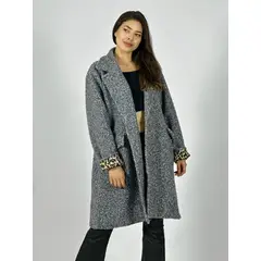 ENIGMATICA BOUTIQUE - Abrigo Italiano Chiporro Forrado Print