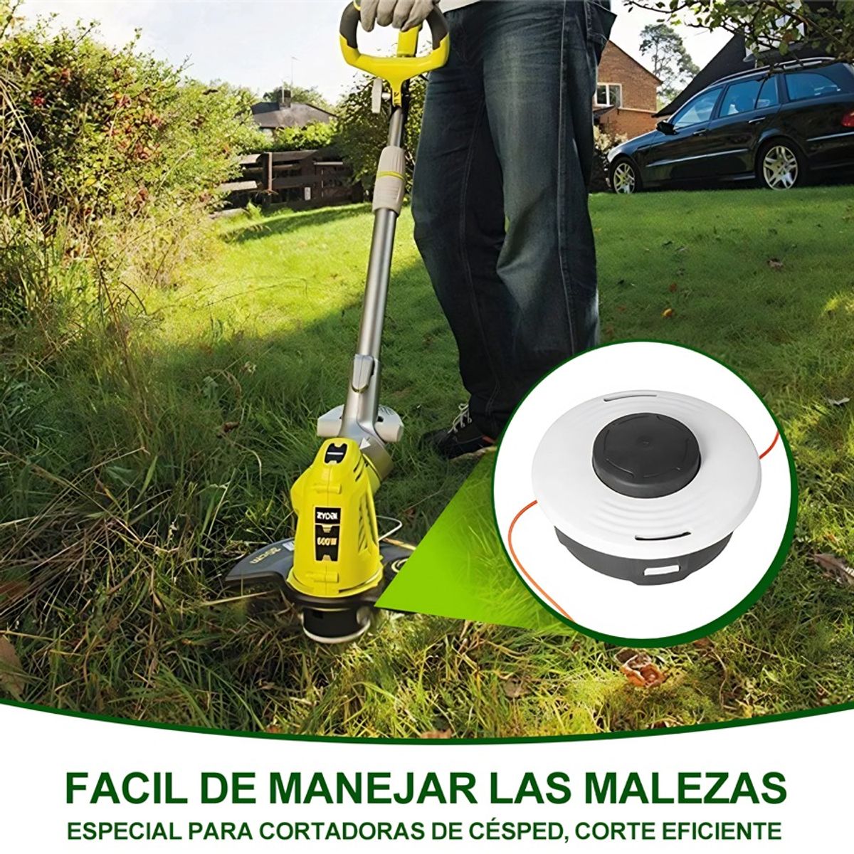 GENERICO - Desbrozadoras Reel Fs160 Fs220 pradera durable Tipo rodillo
