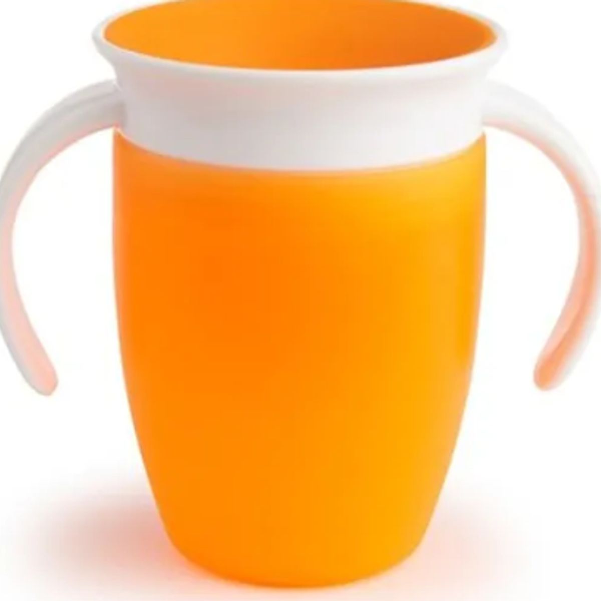 GENERICO - vaso de agua antiderrame naranjo para bebe