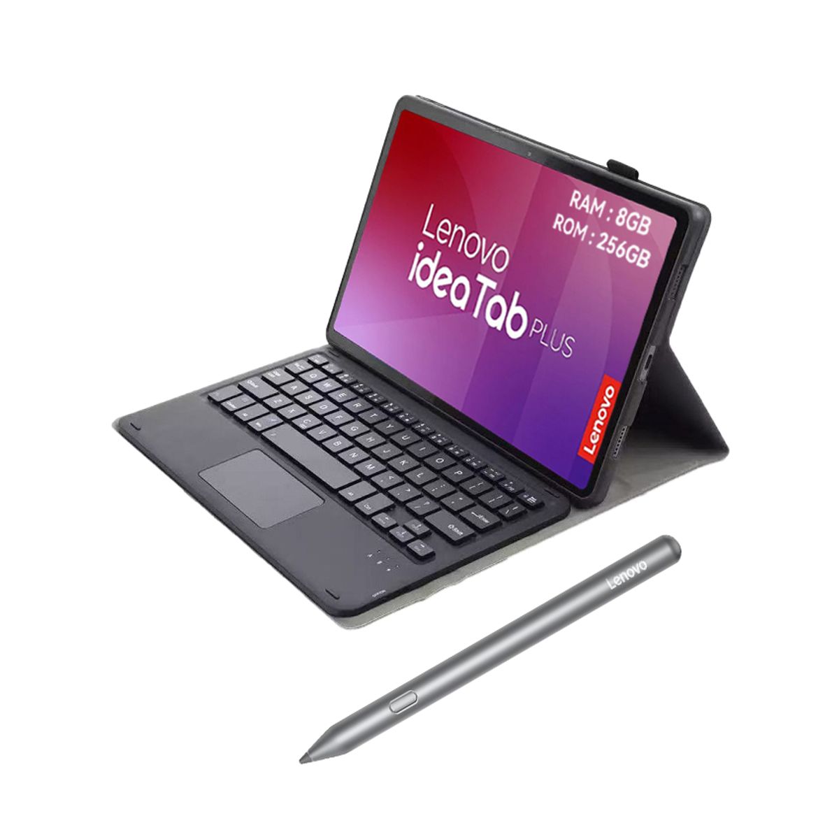 LENOVO - Lenovo Tablet Idea Tab Plus 8GB+256GB WiFi 12.1 Gris+Teclado Negro+Lapiz