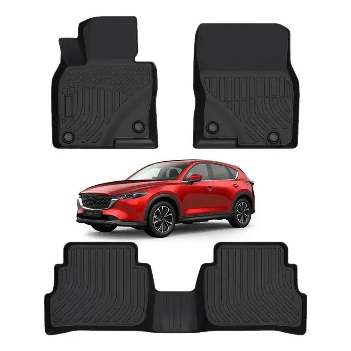 KUANGYE - Pisos Rígido Bandeja Calce Perfecto Para Mazda Cx5 2018 Al 2025
