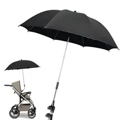 ATURE - Paraisé De Cochecito Para Bebé, Sombrilla Solar Negra Negro