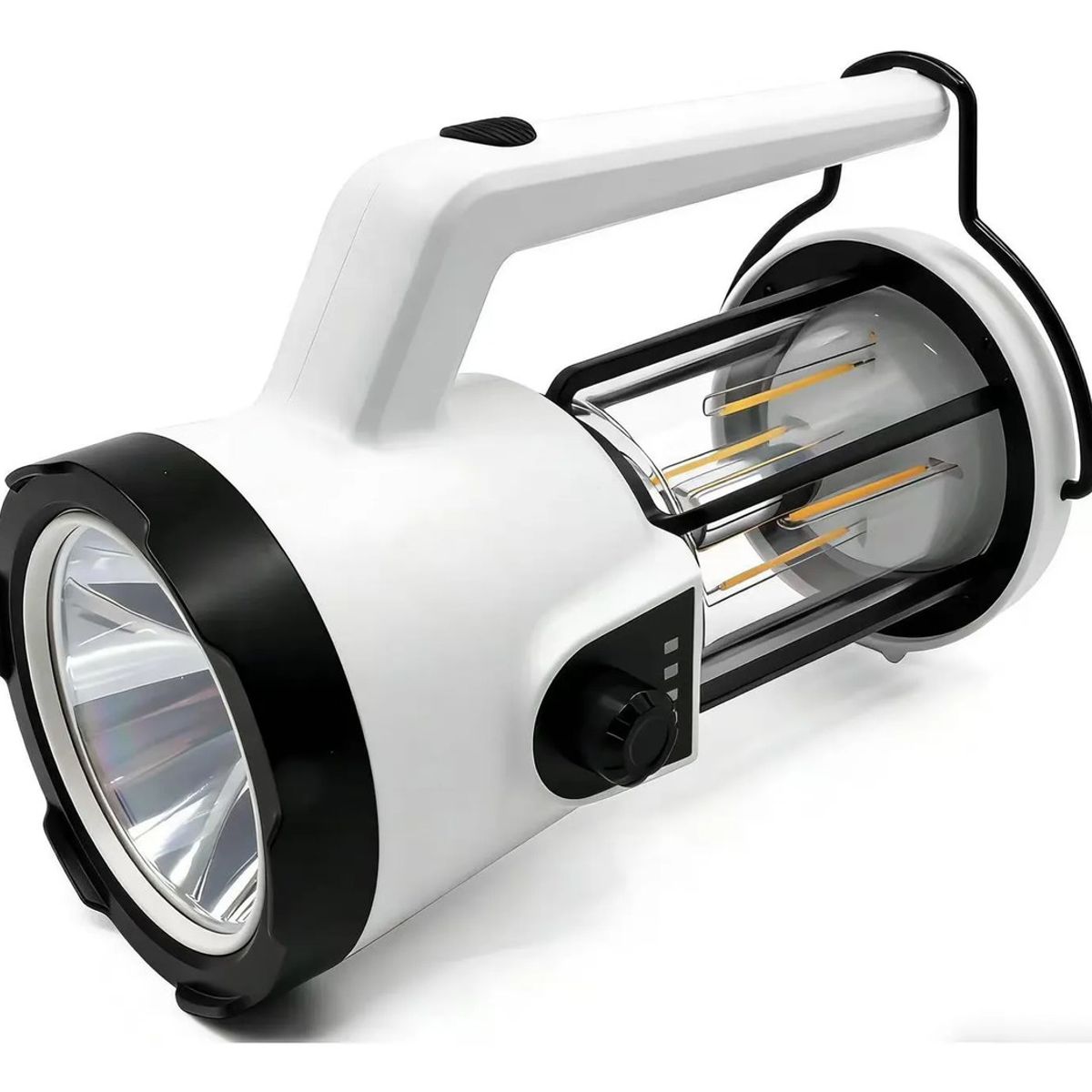 METEX - Linterna Led Recargable Con Brillo Ajustable, Ideal Para Aca