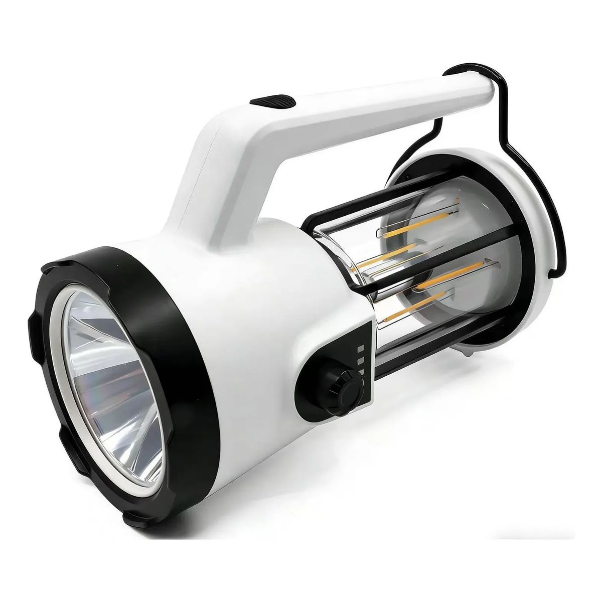METEX - Linterna Led Recargable Con Brillo Ajustable, Ideal Para Aca