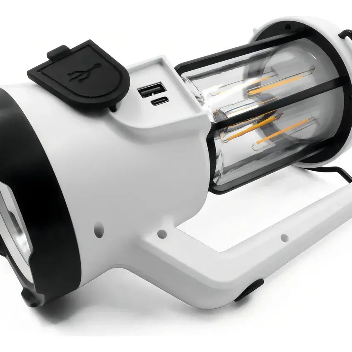 METEX - Linterna Led Recargable Con Brillo Ajustable, Ideal Para Aca
