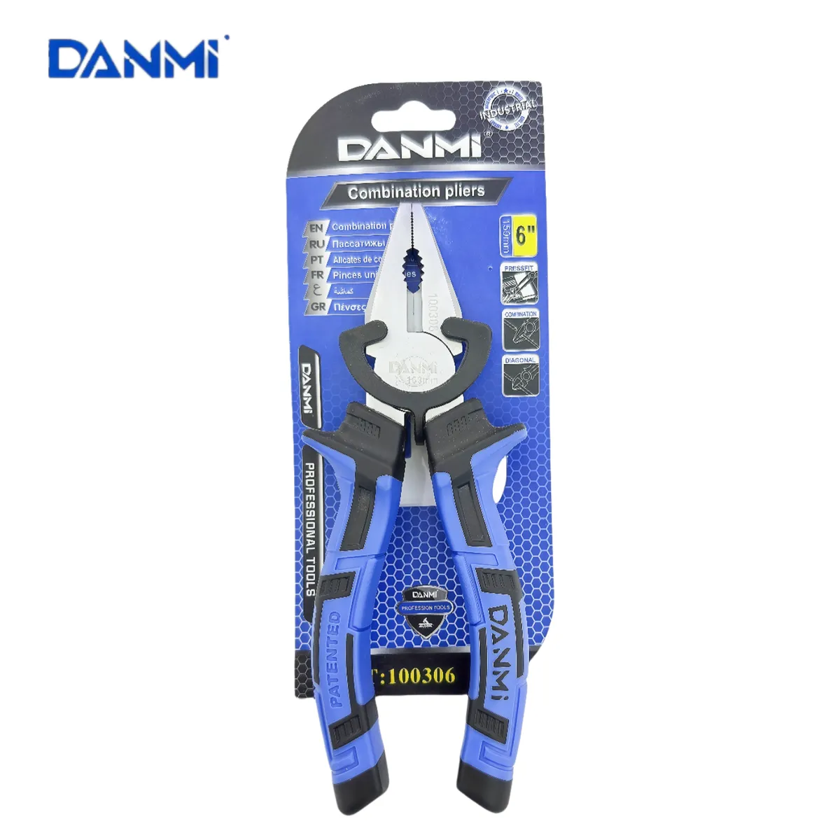DANMI - Alicate Universal 6 Pulgadas Total Linea Profesional Agregar
