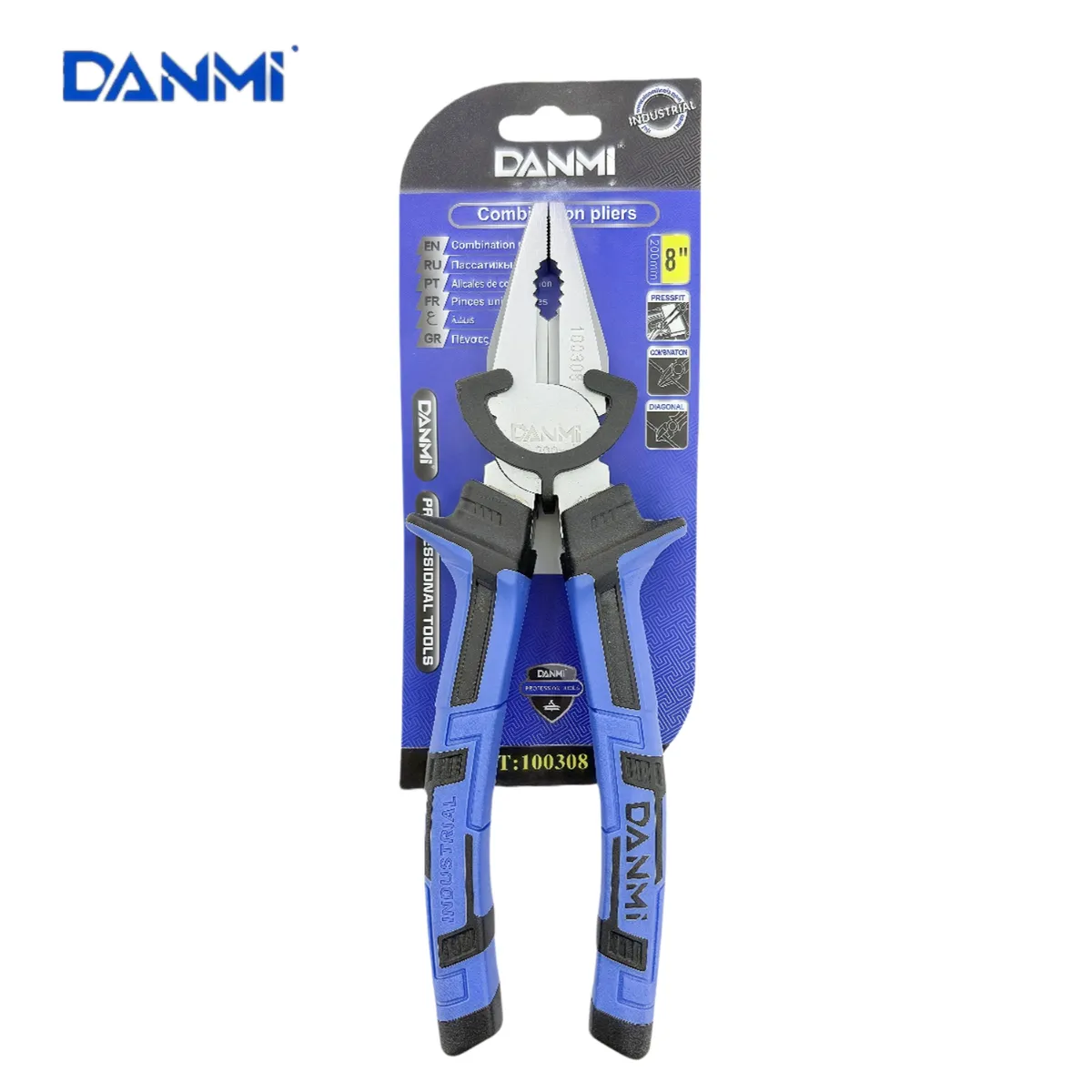 DANMI - Alicates De Electricista Profesionales Danmi De 8 Pulgadas