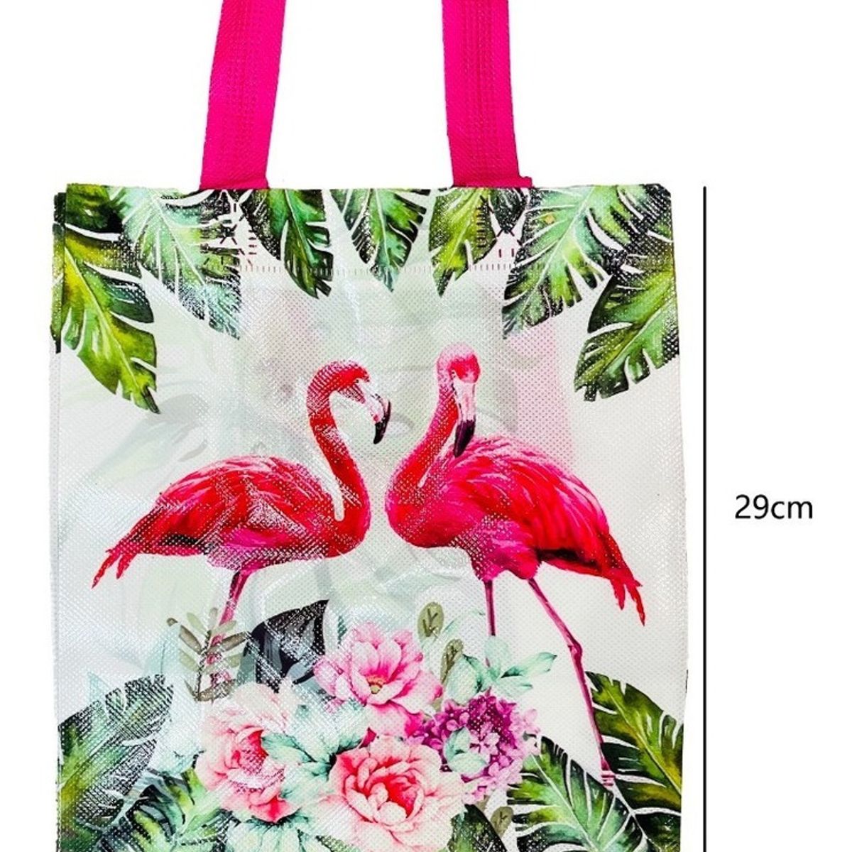 GENERICO - Pack 12 Bolsa Reutilizable Flamenco D Compras Regalo 29x22cm 130026
