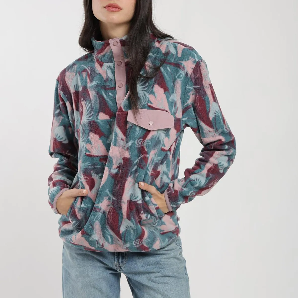 KAYA UNITE - Polar Half Snap Print Mujer