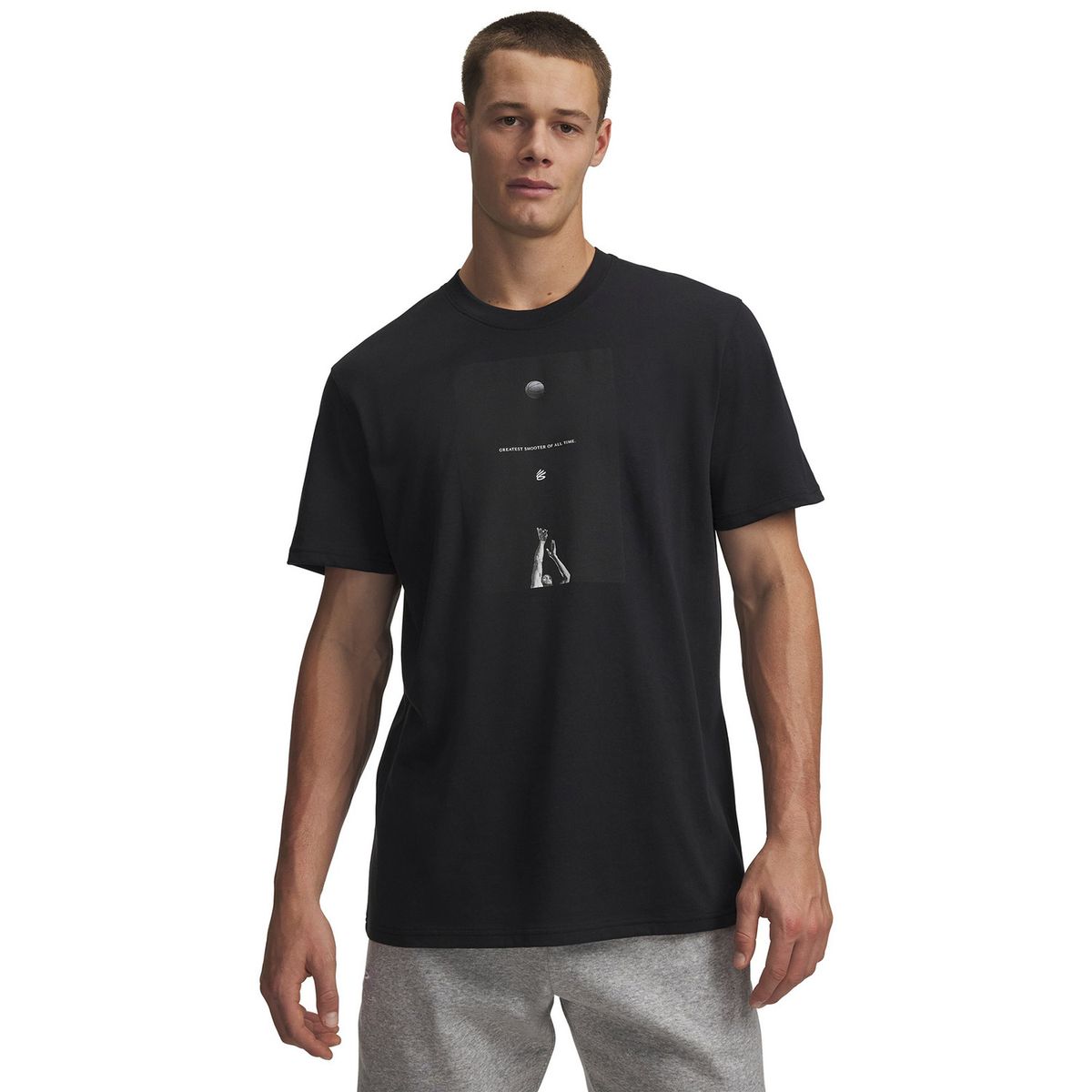 UNDER ARMOUR - Polera MC Hombre Curry Greatest Shooter Polera Negro UNDER ARMOUR
