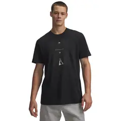 UNDER ARMOUR - Polera M/C Hombre Curry Greatest Shooter Polera Negro