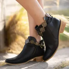 MILAH - Botín Monedas Negro