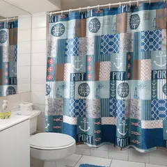 MALLORCA - Cortina de Baño Diseño Marina sin Forro