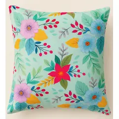 GENERICO - Funda Impresa Calipso Flor Rosa 45x42