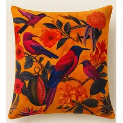 GENERICO - Funda Impresa Colibri Suave Rosa 45x42