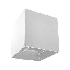 LED STUDIO - APLIQUÉ MURO BIFOCAL CUADRADO 20W LUZ CÁLIDA IP65