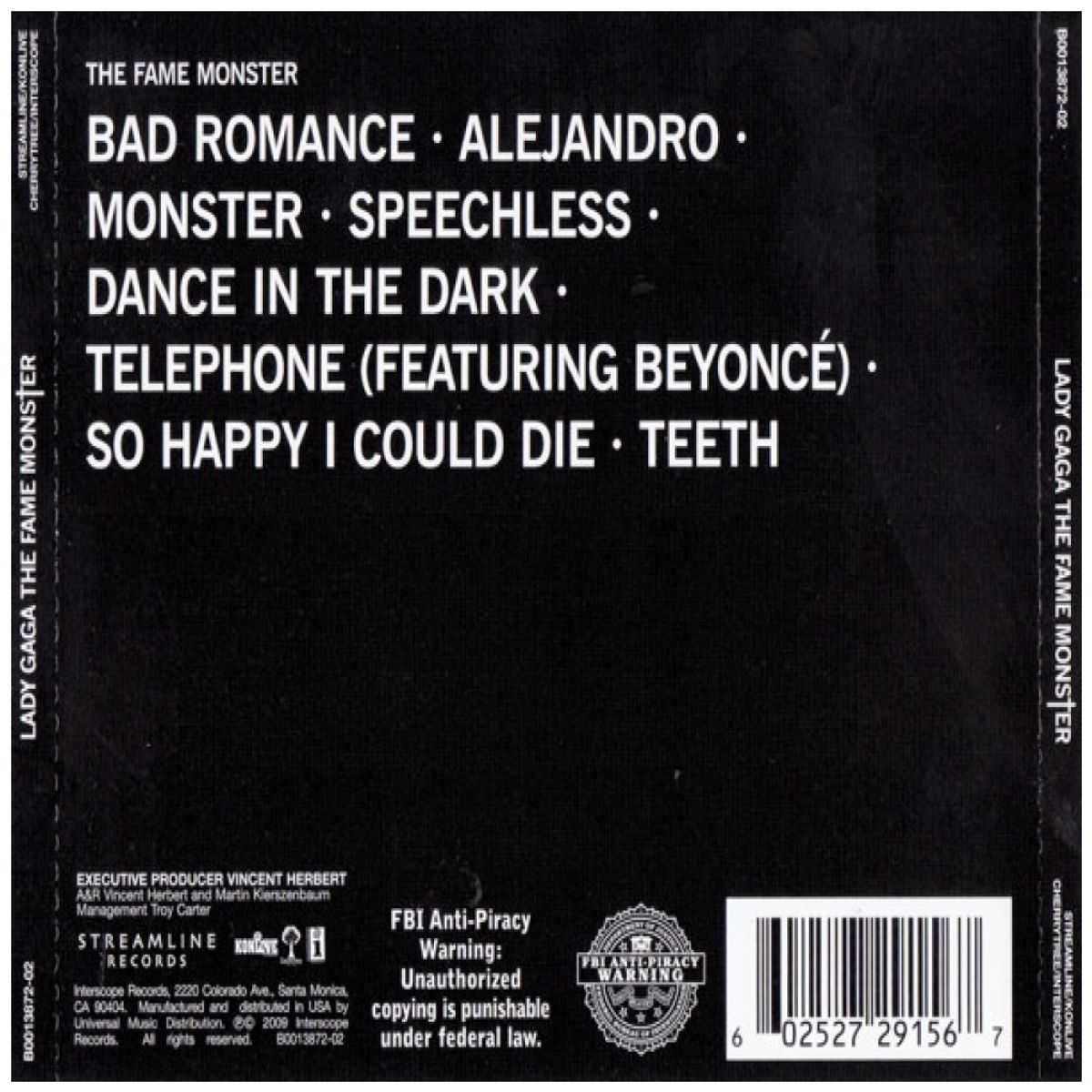 HITWAY MUSIC - LADY GAGA - THE FAME MONSTER - CD