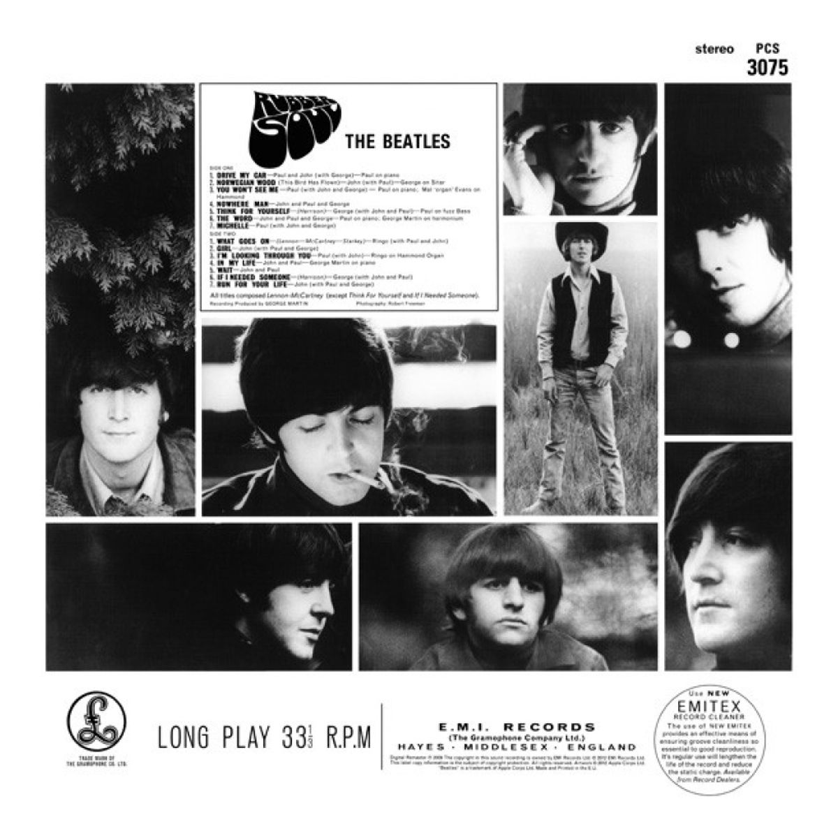 HITWAY MUSIC - BEATLES - RUBBER SOUL USA EDITION - VINILO