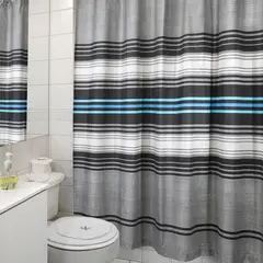 MALLORCA - Cortina de Baño Diseño Boston sin Forro