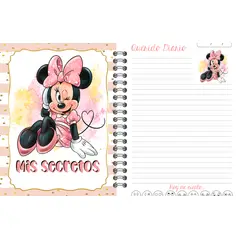 ELAB PROPIA - Diario de vida, diseño Minnie