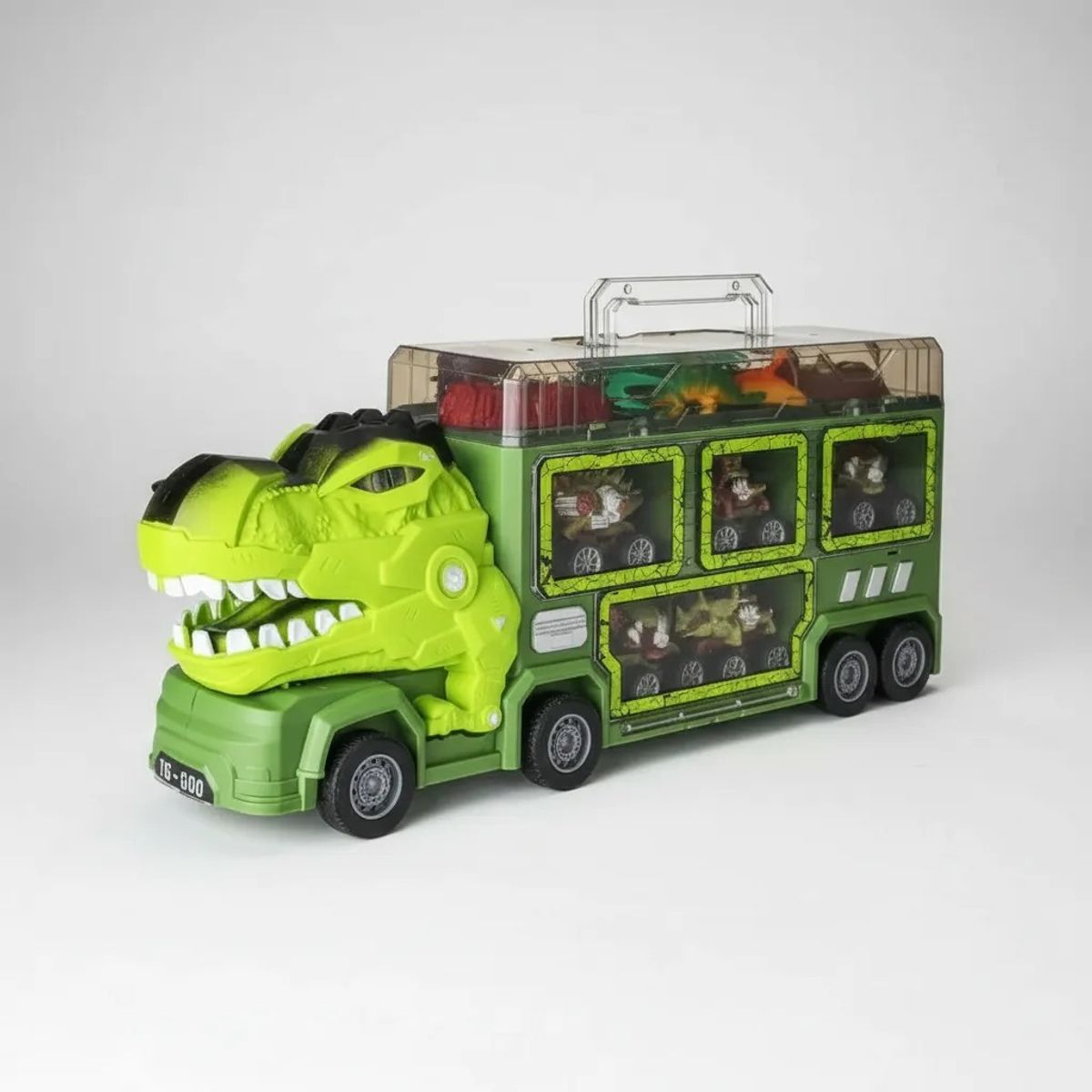 GENERICO - Camión Transportador Dinosaurio Auto Luz Sonido Juguete Niño