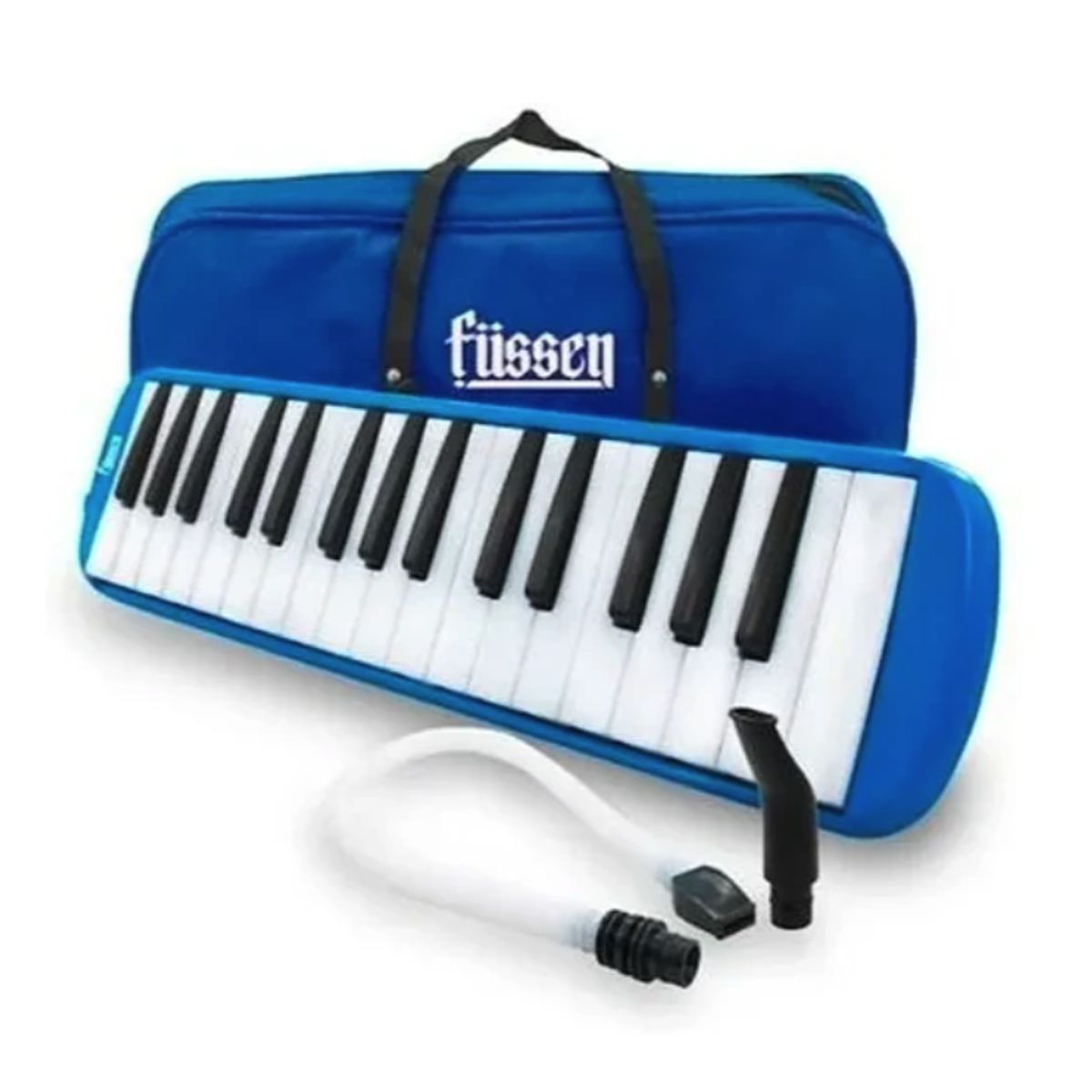 FUSSEN - Melódica 32 Notas + Estuche y Boquilla Fussen - Azul