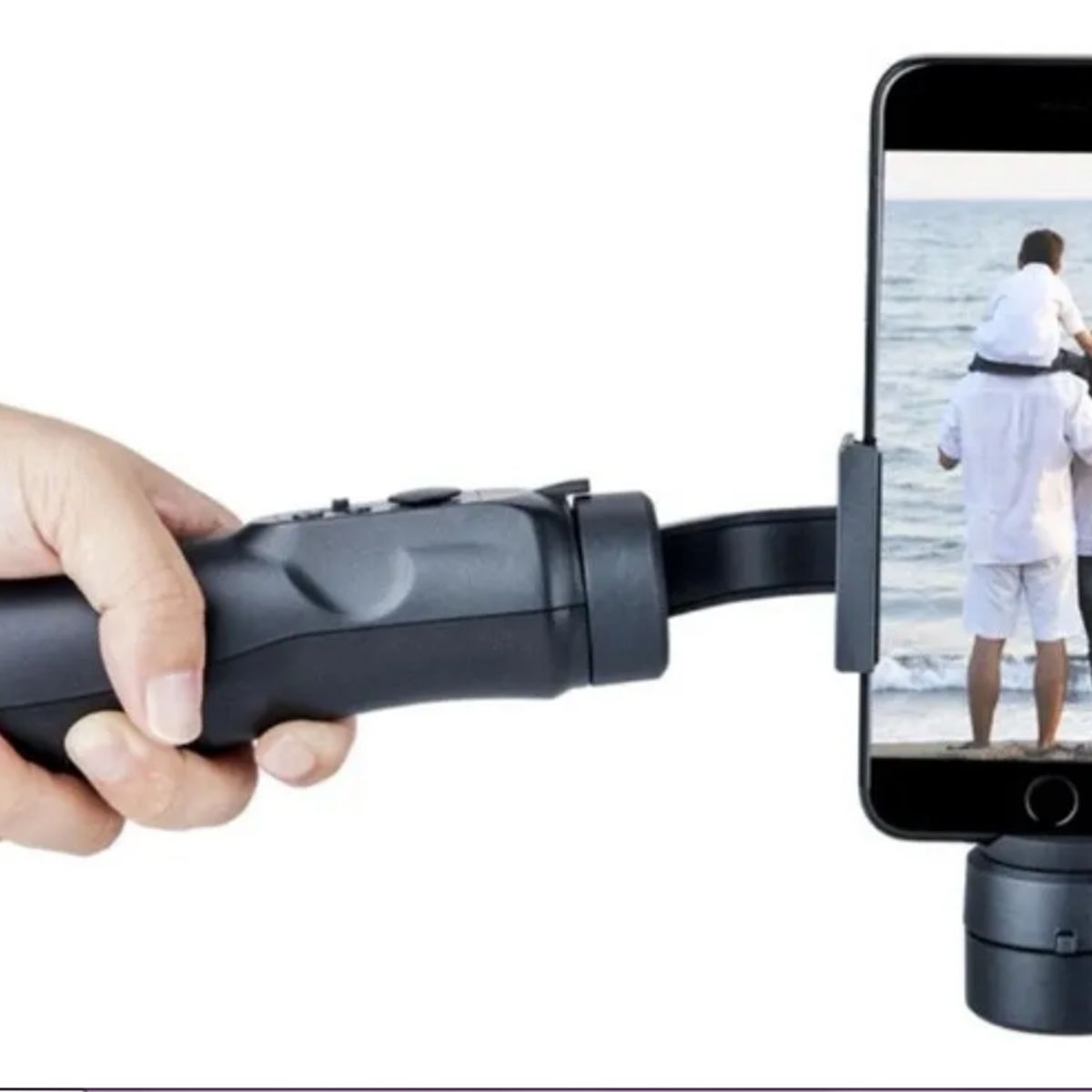 GENERICO - Estabilizador Para Teléfono Soporte Teléfono Selfie Gimbal Negro