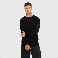 BLACK BUBBA - Chaleco Cargo Negro