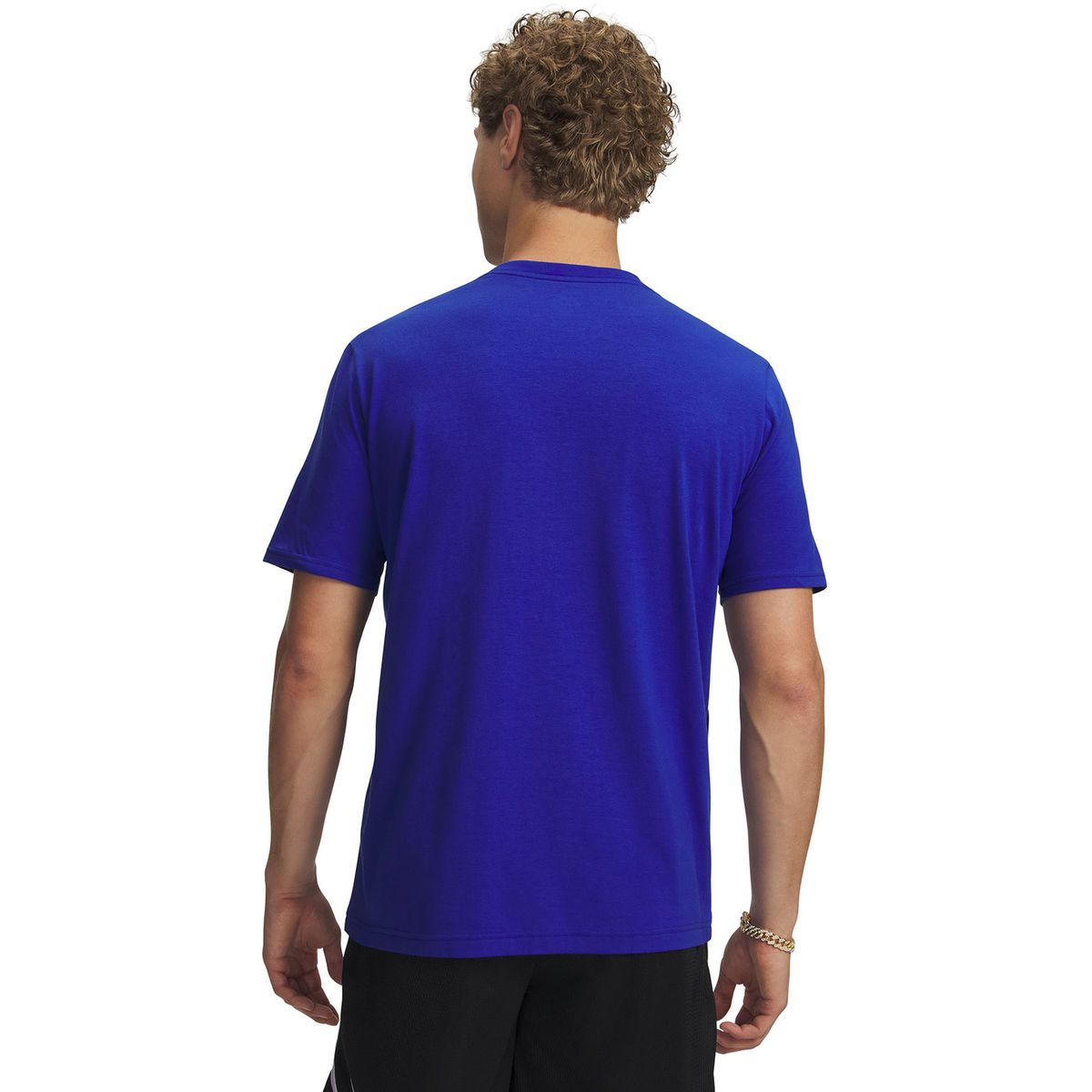 UNDER ARMOUR - Polera M/C Hombre Curry Night Night Polera Azul UNDER ARMOUR