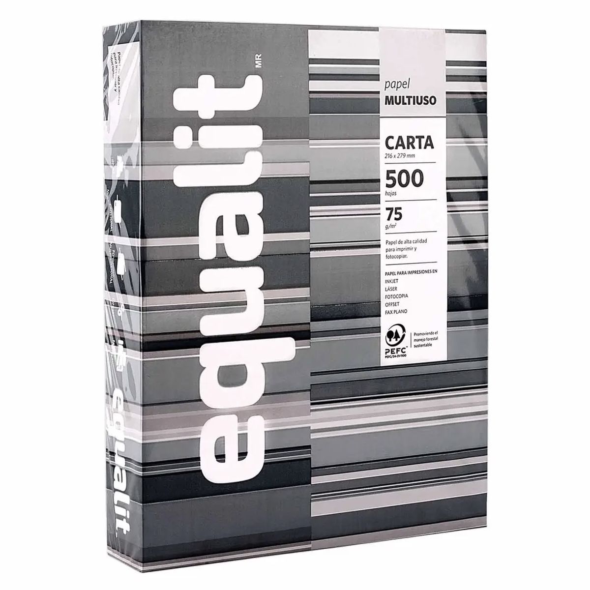 EQUALIT - PAPEL CARTA RESMA - EQUALIT MULTIFUNCION 500 hojas 75gr
