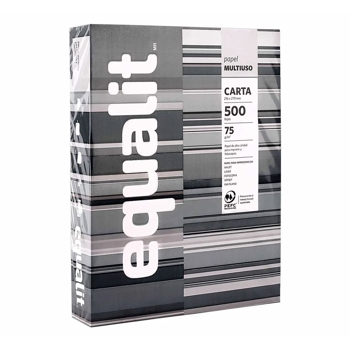 EQUALIT - PAPEL CARTA RESMA - EQUALIT MULTIFUNCION 500 hojas 75gr