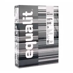 EQUALIT - PAPEL CARTA RESMA - MULTIFUNCION 500 hojas 75gr