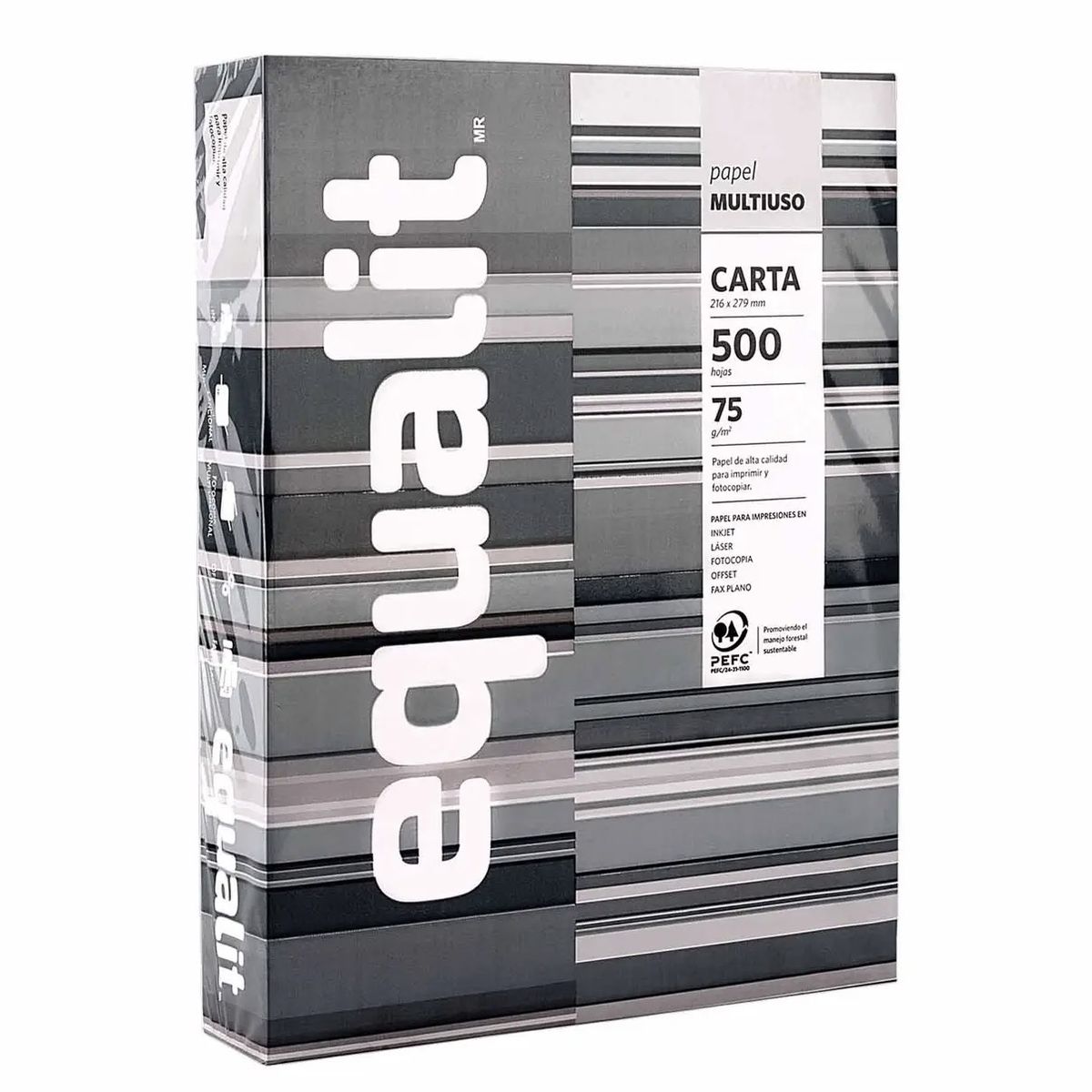 EQUALIT - PAPEL CARTA RESMA - EQUALIT MULTIFUNCION 500 hojas 75gr