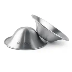SENSIBLUE - Copas de Plata Trilaminada 999 para Lactancia – Cuidado y Alivio de Pezones Agrietados - L/XL