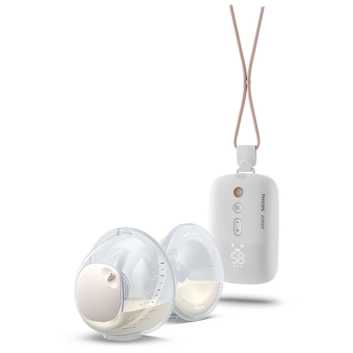 AVENT - Extractor de leche eléctrico doble Manos libres Avent SCF532
