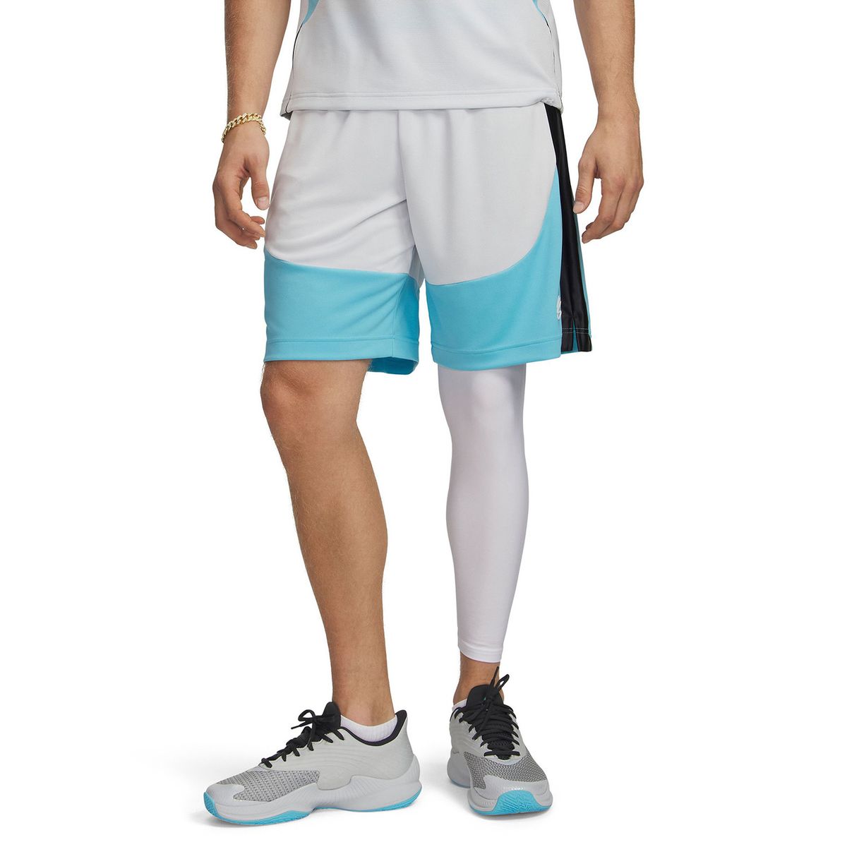 UNDER ARMOUR - Short Hombre Curry Splash Blanco UNDER ARMOUR