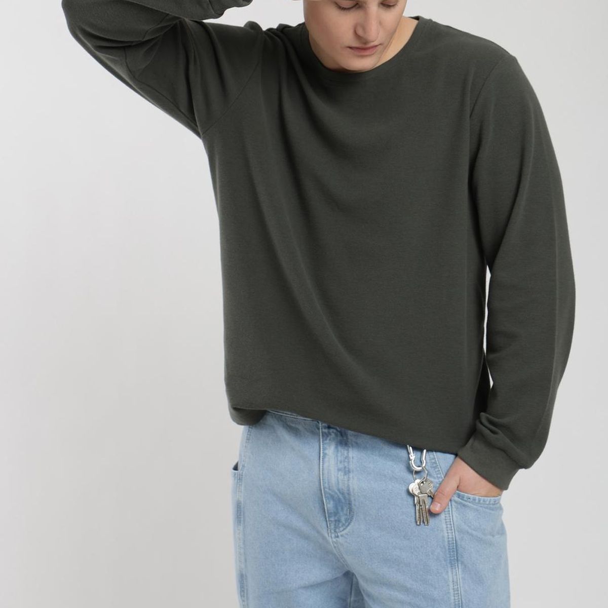 KAYA UNITE - Polera Manga Larga Algodón Waffle Hombre