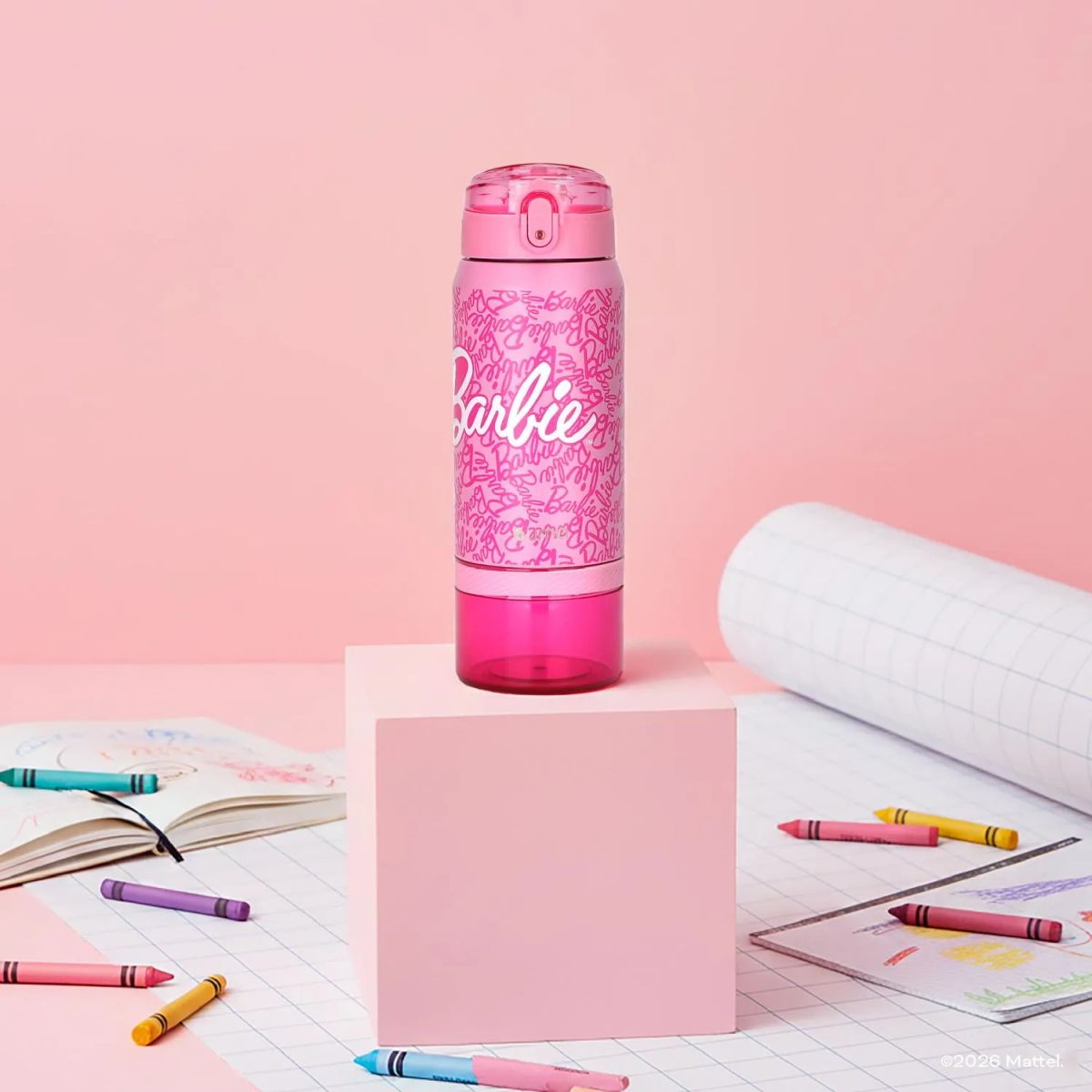 UMA - Botella Térmica Niños Barbie Inspire 2 en 1 590ml Acero Inox UMA