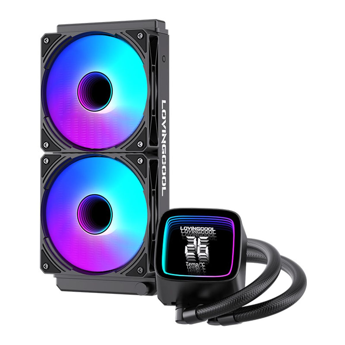 GENERICO - Refrigeracion Aio 240mm Con Pantalla Amd Intel Tdp 250w