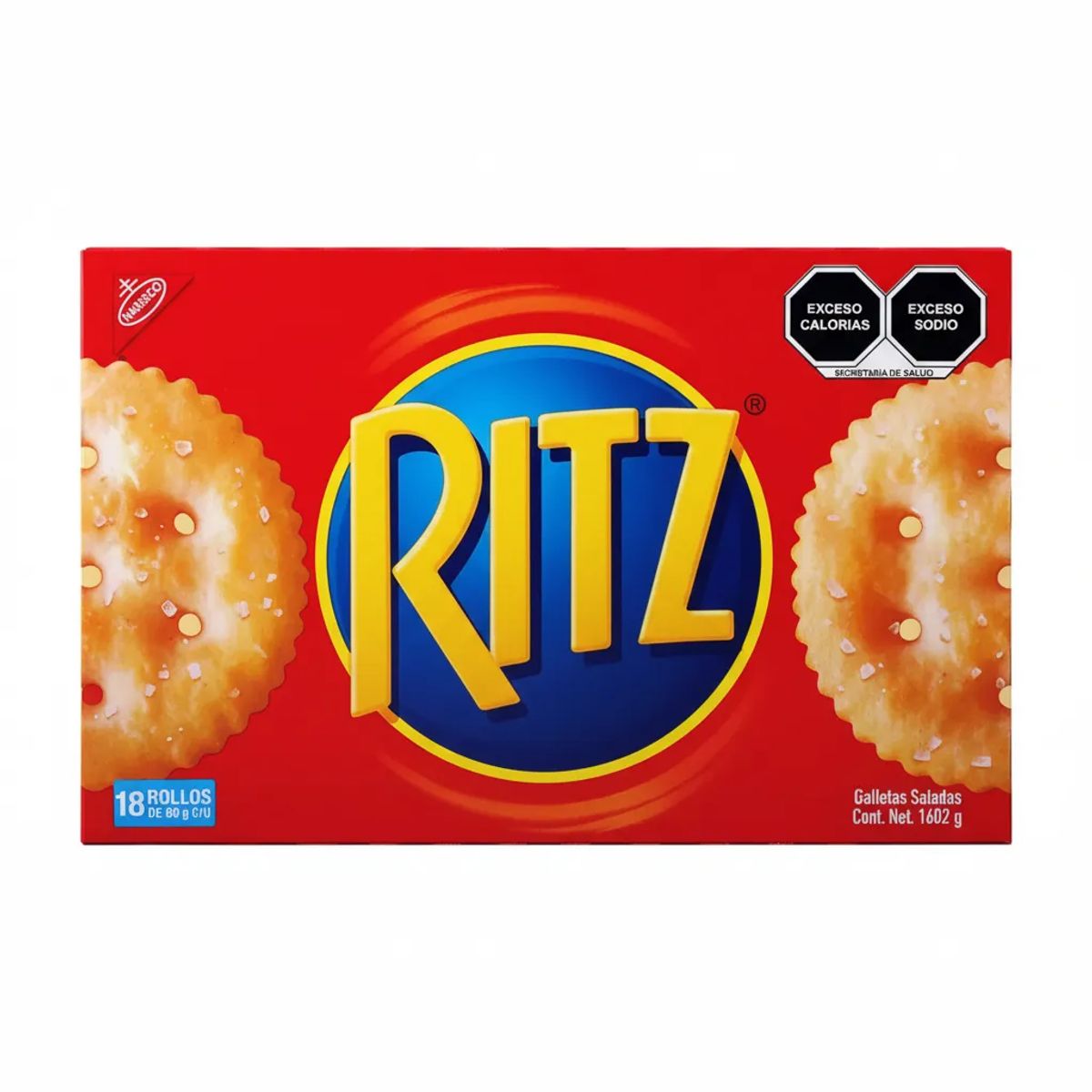NABISCO - Galletas Saladas Ritz Nabisco 18 un x 89 g Kiosclub
