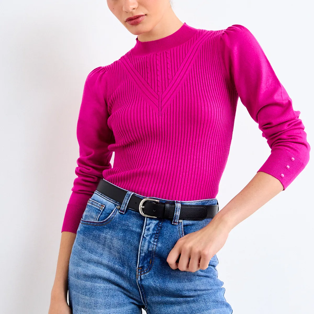 IO - Sweater Mujer Fucsia Io