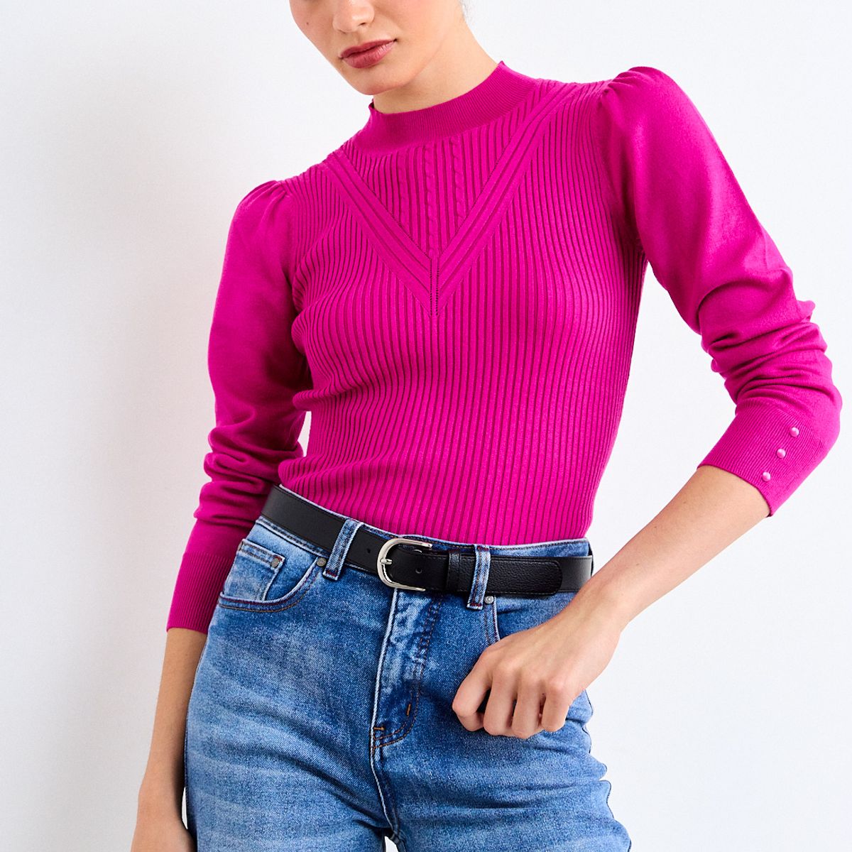 IO - Sweater Mujer Fucsia Io