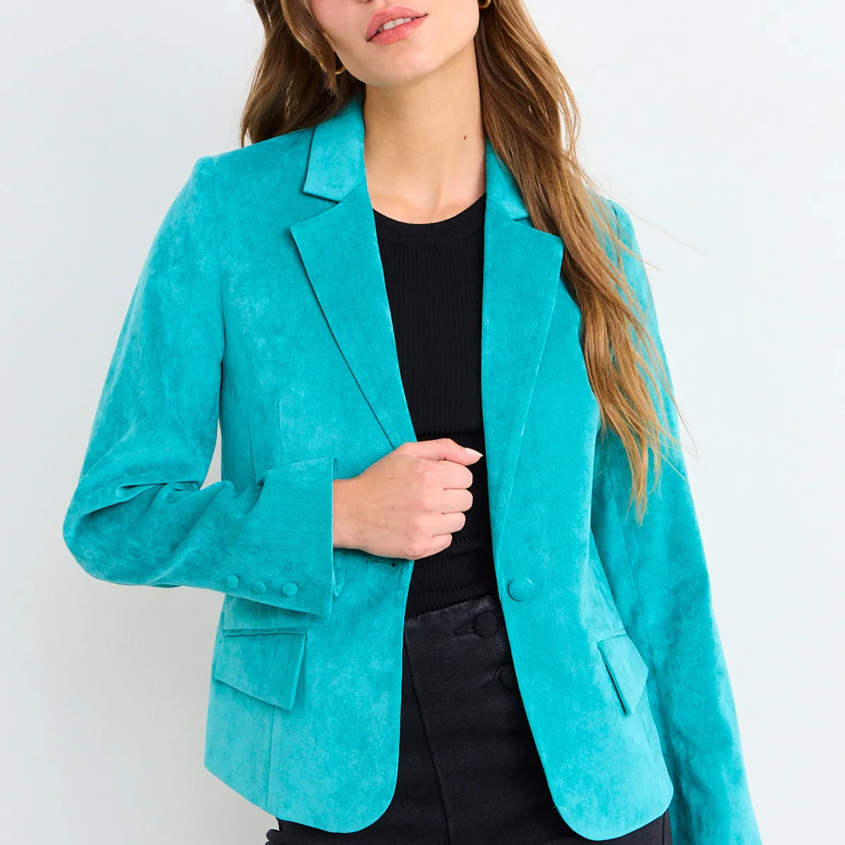 IO - Blazer Liso Mujer Calipso Io