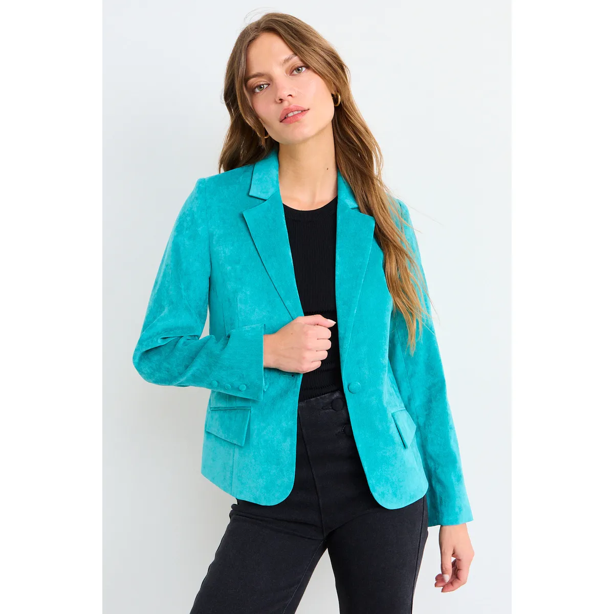 IO - Blazer Liso Mujer Calipso Io
