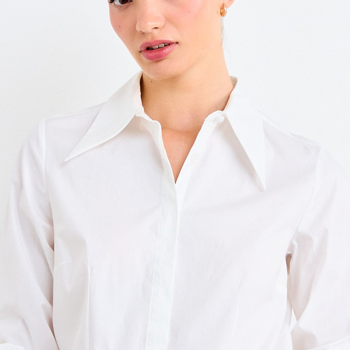 IO - Blusa Lisa Mujer Crudo Io